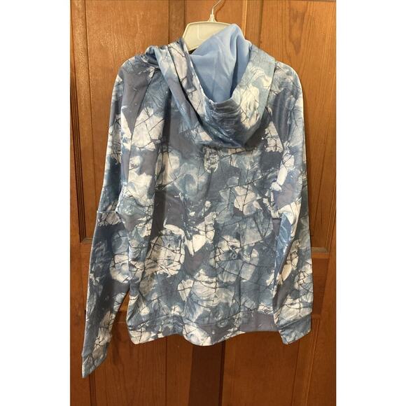 Nike Men’s Hoodie Sz M New Azul Blue Printed Therma-Fit Pullover DQ4836-472 - Picture 3 of 10